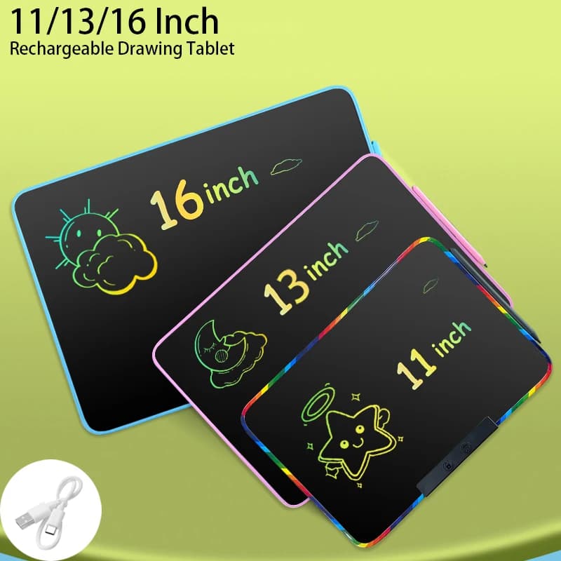 11/13/16 Zoll Aufladen LCD Zeichnung Tablet Handschrift Schreibtafel Doodle Magische Tafel Malerei Lernen & Bildung Geschenke