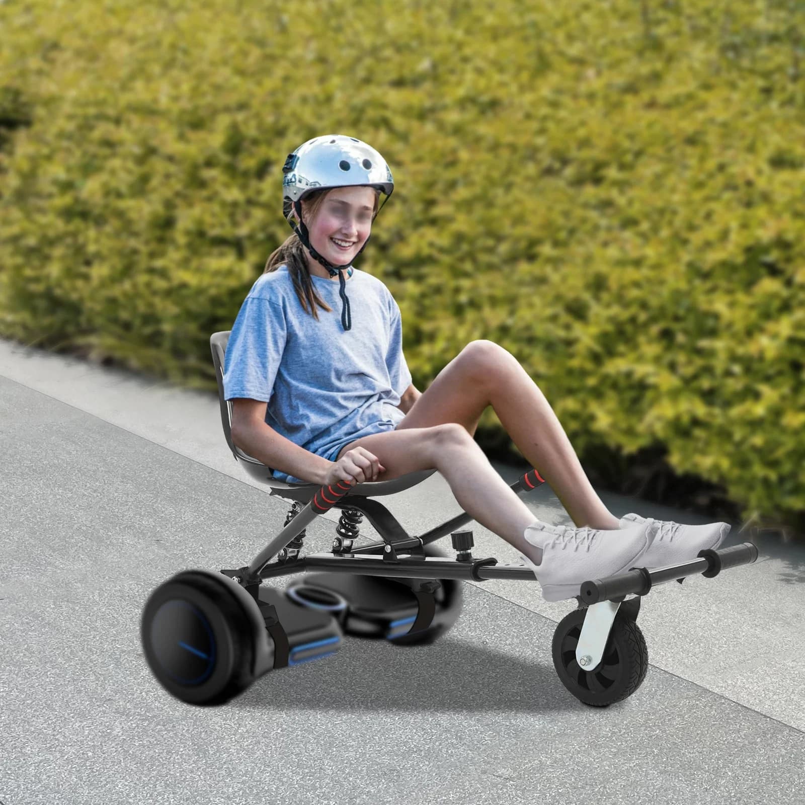 Verstellbarer Balancier-Scooter-Sitz, 100 kg Tragkraft, 27,5–37,4 Zoll, verstellbarer Balance-Scooter-Sitz, Rollersitz, robuste Parks, offene