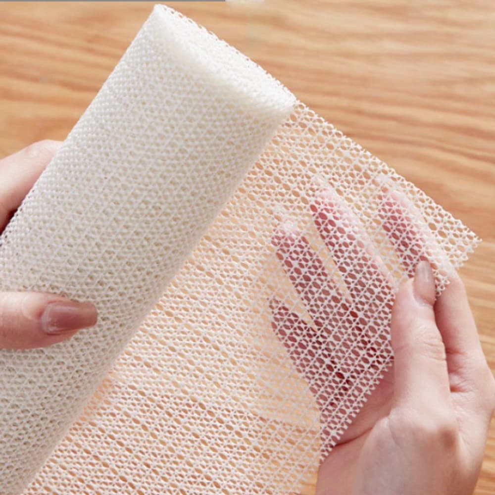 Rutschfeste Bettlaken-Matratze, Sofamatte, hochwertige PVC-Bodenteppich-Yogamatte mit Befestigungsbasis, Stoff, rutschfestes Netztuch für den