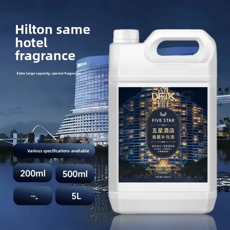 200ML-500ML Ölbasierte Aroma-Diffusor Nachfüllflüssigkeit für Zuhause und Büro Lufterfrischer Hilton Hotel Duftöl Reed-Diffusor-Sets