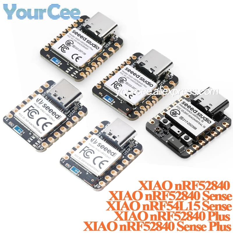 5 Stück/1 Stück Seeed XIAO NRF52840 BLE SENSE Seeeduino Raspberry Pi Entwicklungsboard-Modul für Arduino/MicroPython/CircuitPython