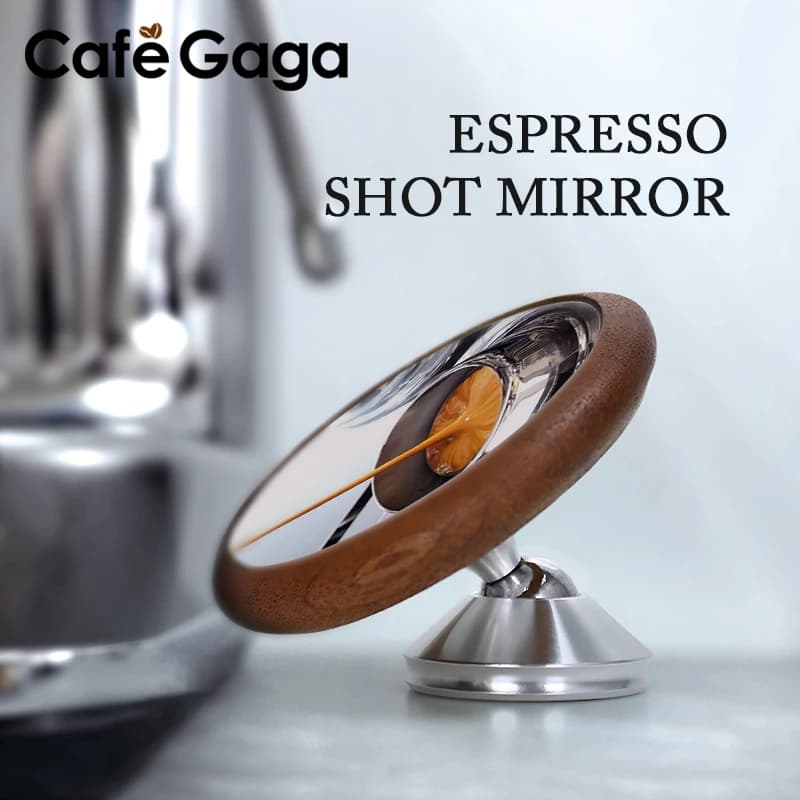 Espresso Extraktion Schuss Spiegel Magnetische Überwachung Boden Siebträger Objektiv Durchflussrate Beobachtung Kaffeemaschine Zubehör