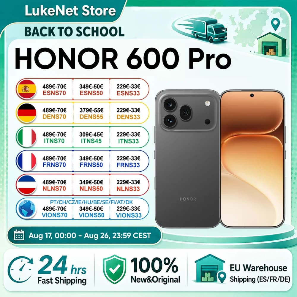 HONOR 600 Pro 5G Smartphone Snapdragon 8 Elite 200MP AI Ultra Night 6400mAh 80W Superladung 50W Kabellos 6,57" AMOLED AI-Taste