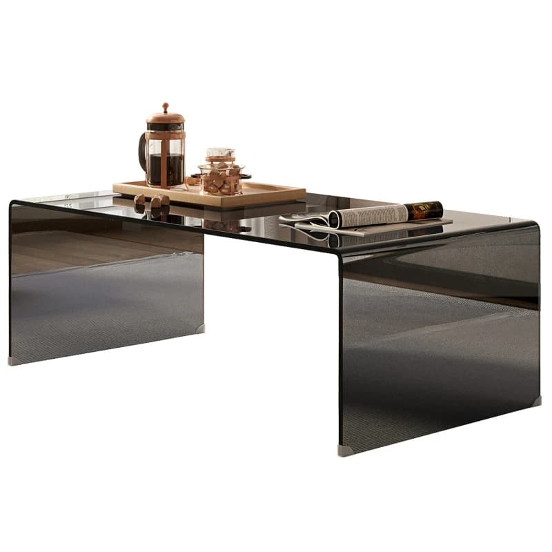 Neuer Couchtisch aus Glas, Wohnzimmer, Haushalt, rechteckig, kleine Wohnung, einfach, modern, Mini-Büro, Teemaschine, Tisch, minimalistisch