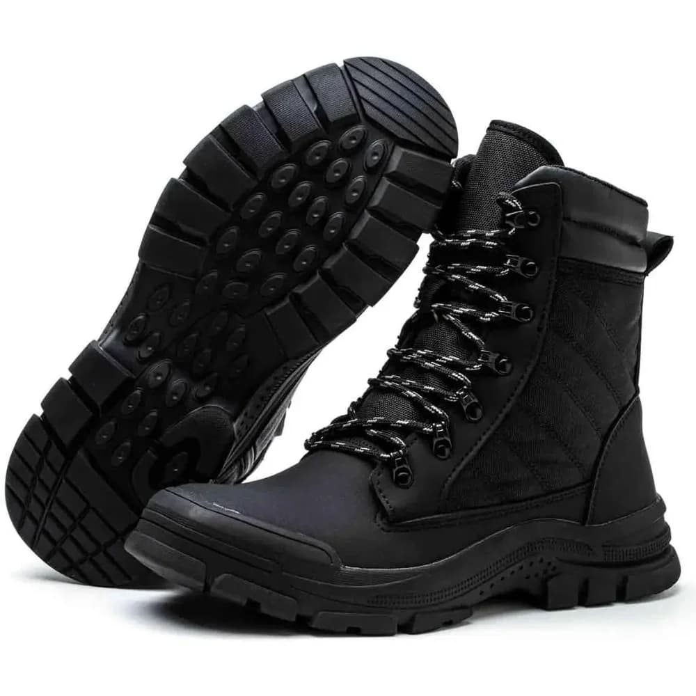 Hochgeschnittene S3 Arbeitssicherheitsschuhe, Quetschsichere Durchstichfeste Arbeitsschutzschuhe, Stahlkappe Sicherheitsschuhe Sneaker CN40-48