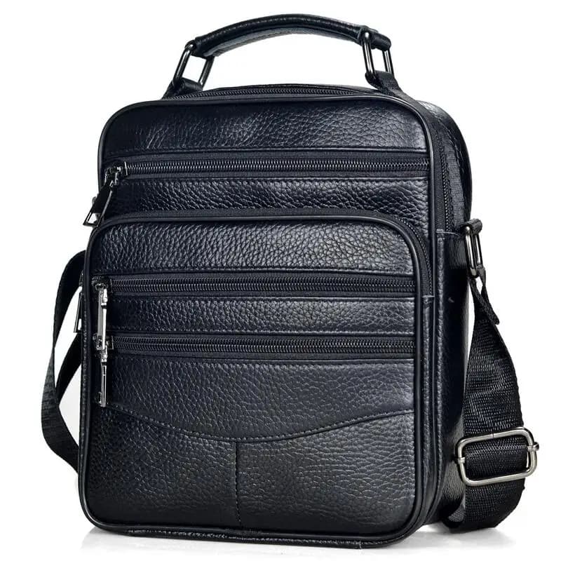 Männer Echtes Leder Handtaschen Männlichen Hohe Qualität Rindsleder Messenger Taschen männer Ipad Business Tasche Mittleren Größe Aktentasche