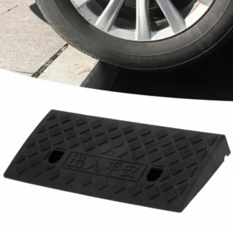 Kunststoff-Einfahrt, tragbare dreieckige Einfahrtsrampen, Wohnbereich, Rampen am Straßenrand, Schulschwelle, Garage, Schwelle, Bordsteinrampe