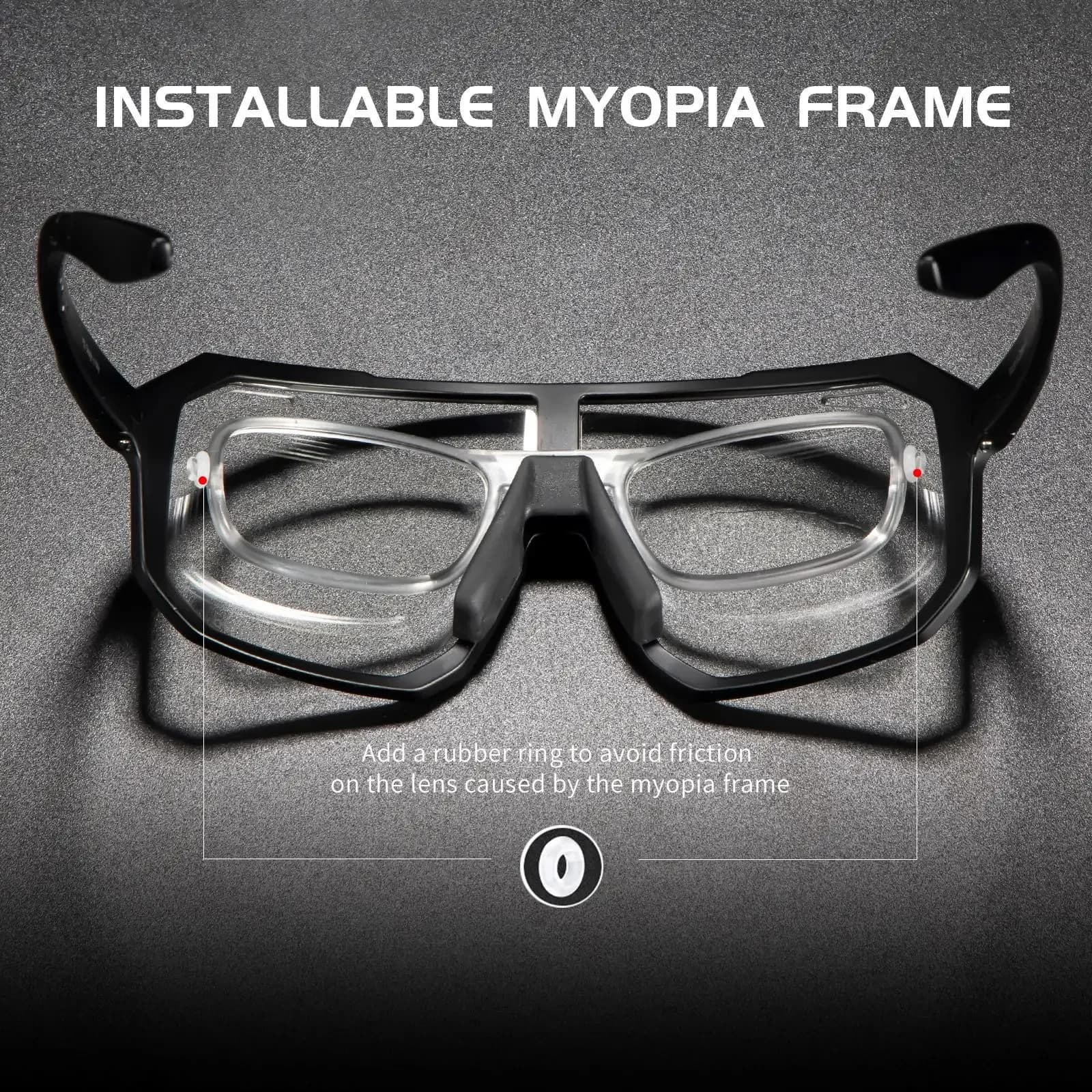 Kapvoe Photochrome Sonnenbrille, Sportbrille für Damen und Herren, Fahrradbrille, MTB, Radfahren, Sonnenbrille, Straßenbrille, Fahrradbrille