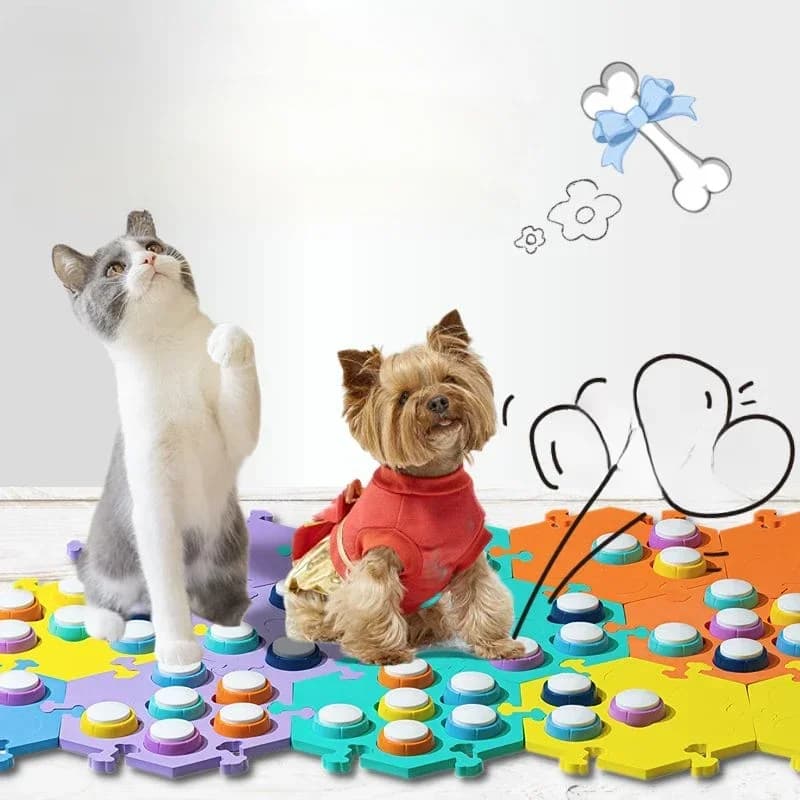 Hundegesprächstaste, Haustier-Kommunikationstasten, Katzen-Sprachrekorder, Training, klingelnde Stimmen, Clicker