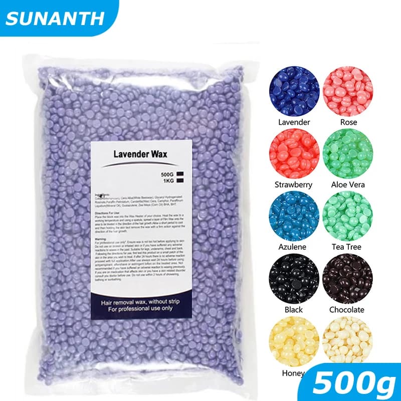 500g/200g/50g Hart wachs bohnen zur Haaren tfernung Körper Europäische brasilia nische Perle für Wachs wärmer Wachs bohnen für Wachs heiz