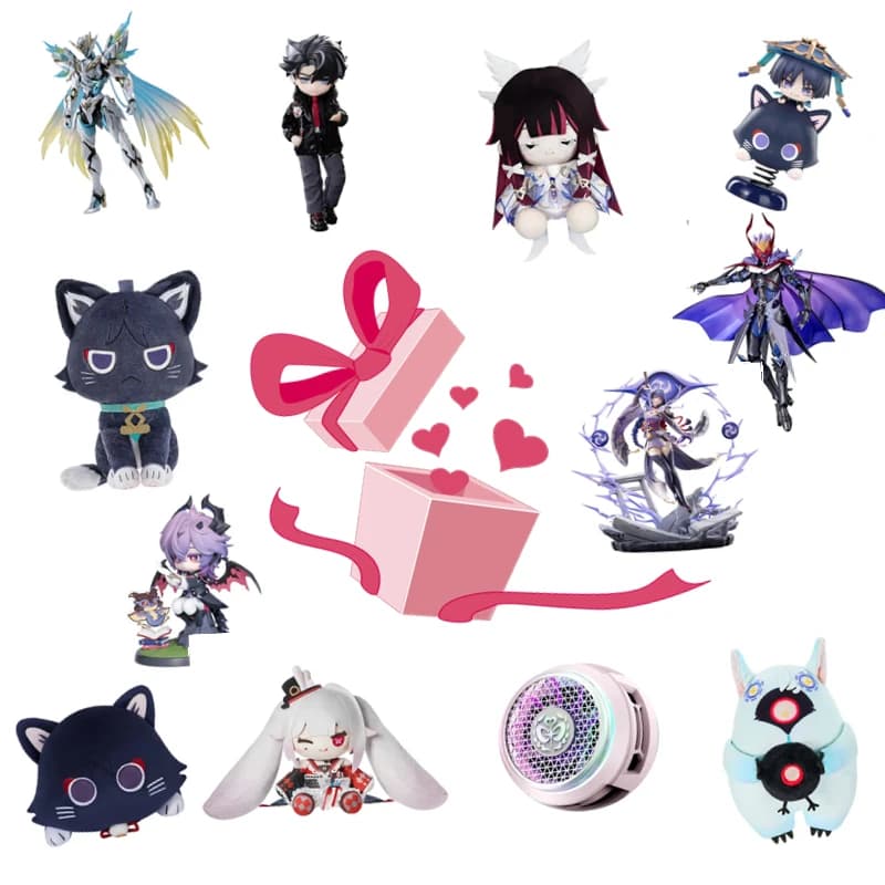 [Original] miHoYo Game Genshin Impact Honkai Star Rail Zenless Zone Zero Honkai Impact 3 & Tears of Themis Anime Geburtstagsgeschenkbox