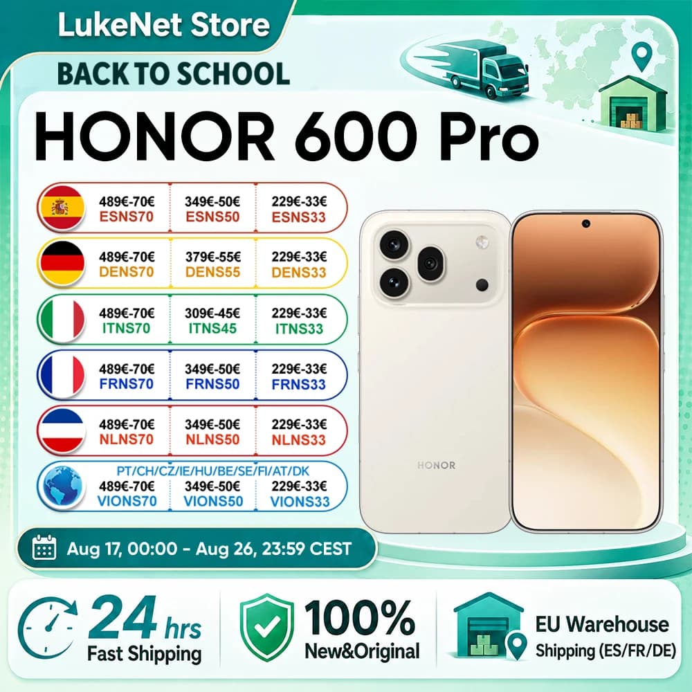 HONOR 600 Pro 5G Smartphone Snapdragon 8 Elite 200MP AI Ultra Night 6400mAh 80W Superladung 50W Kabellos 6,57" AMOLED AI-Taste