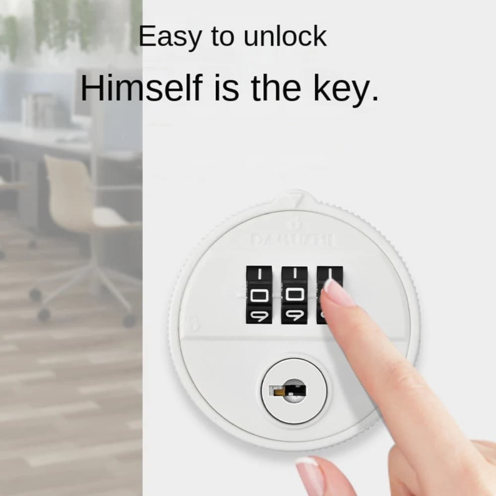 Neues Passwortschloss aus Zinklegierung, 3, digitale Code, Diebstahlsicherung, Zahlenschloss, Hardware, Sicherheit, Schubladenschloss, Schrank,