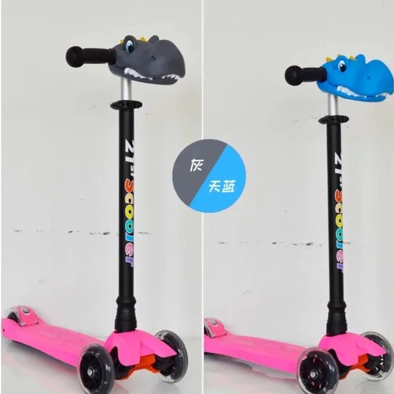 Neue Kinder Roller Zubehör Roller Cartoon Niedlichen Tier Kopf Dekoration Fahrrad Anti kollision Auto Kopf Abdeckung Spielzeug