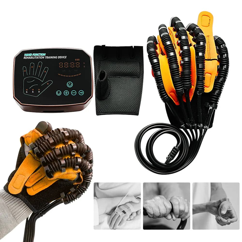 Handtraining Rehabilitation Roboter Handschuhe für Schlaganfall Hemiplegie Finger Rehabilitation Trainer Übung Rehab Exerciser Geräte