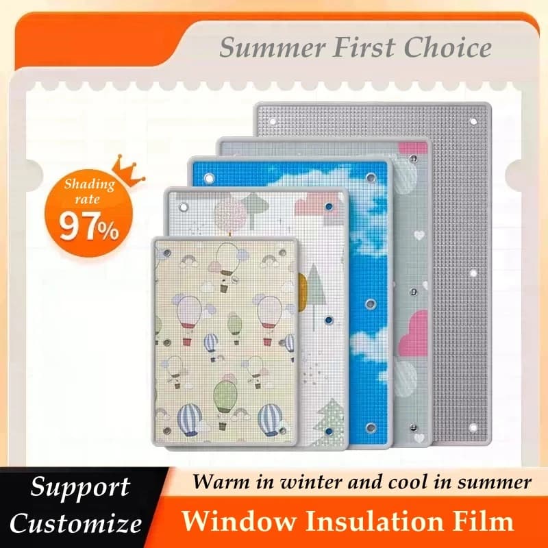 Fenster Sonnenschutz Film Hause Sonnenschirm Schutz Pad Aluminium Folie Isolierung Film Sonnenschein Zimmer Balkon Anti-UV Sonnenschutz Film