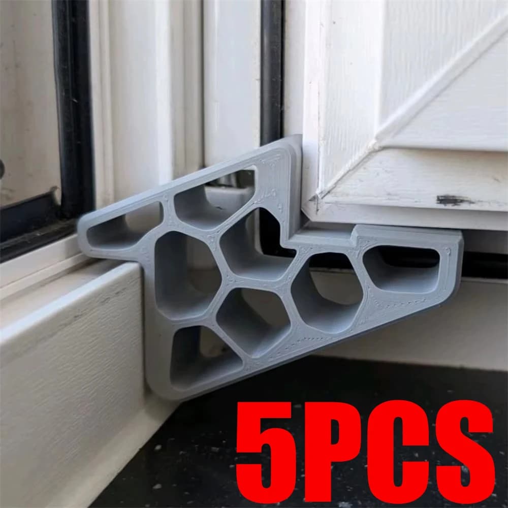 5 Stück Robuster Türstopper, winddicht, rutschfest, für Balkon, Fenster, Tür, einfach zu installieren, für Zuhause, Büro, Badezimmer, Küche,