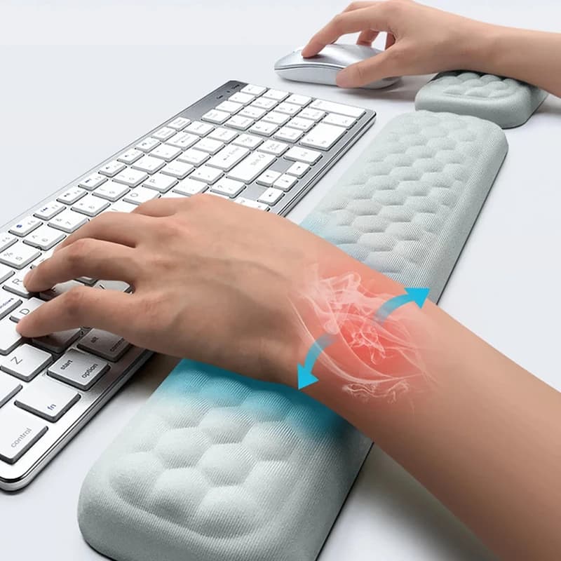 Tastatur Maus Handgelenk Rest Ergonomische Büro Tippen Schützen Entspannen Handgelenk Memory Foam Laptops Maus Pad Computer Notebook Maus Pad