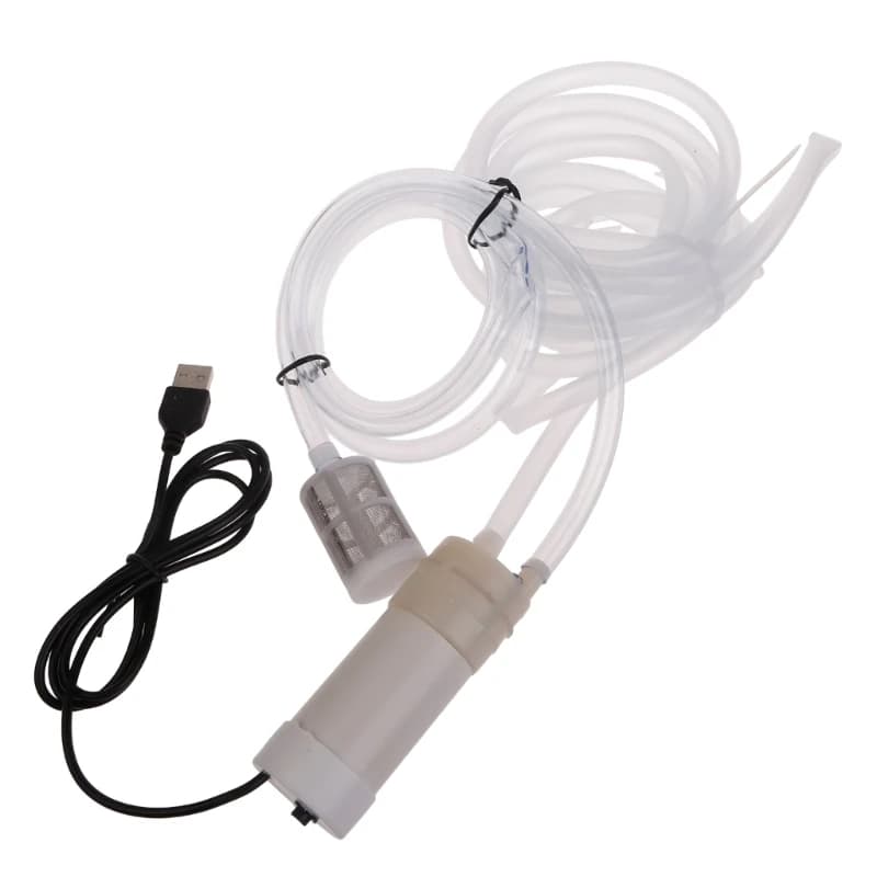 Selbstansaugende Wasserpumpe mit USB-Stromversorgung zum Ablassen von stehendem Wasserbalkone, Wasseraufnahme, Aquarium-Wassertropfenverschiffen