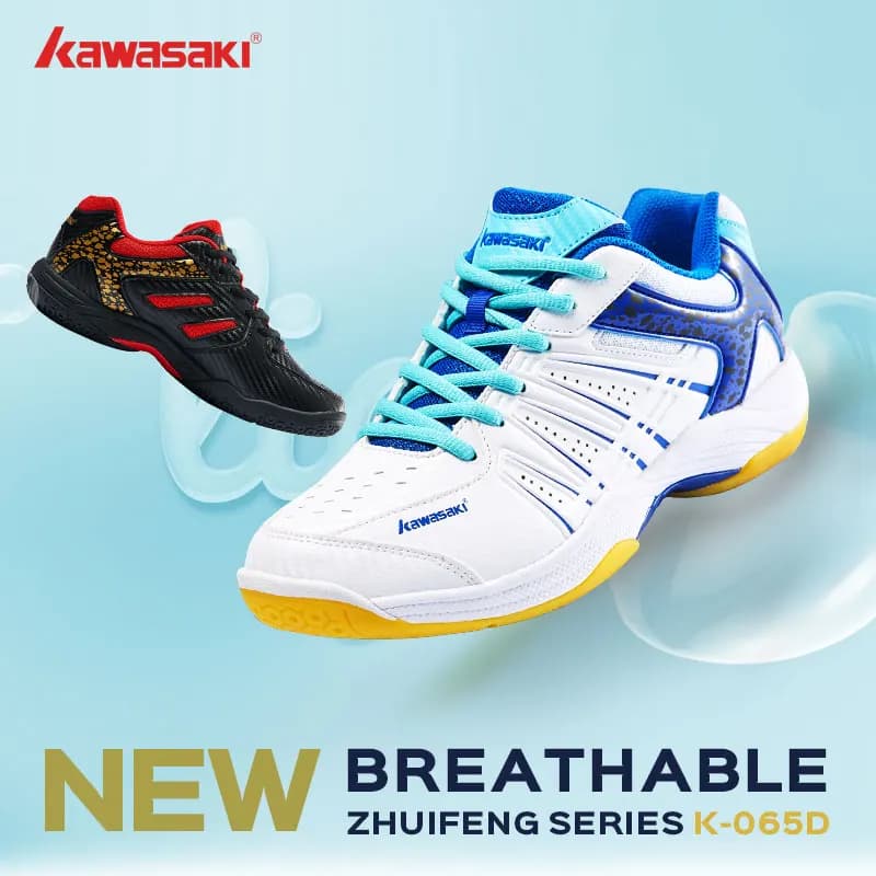Kawasaki Neue Badminton Schuhe Turnschuhe Herren Tennis Atmungsaktive Anti-Rutschig Sport Schuhe für Männer Frauen K-065D
