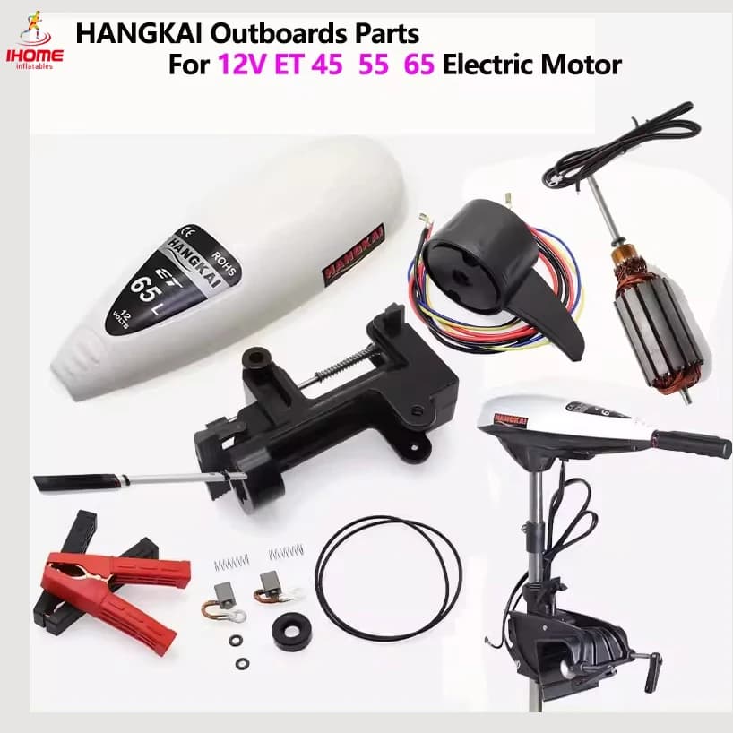 HANGKAI Außenbordmotoren-Zubehör für 12 V elektrische ET45/55/65 Motorteile Schalter Propeller elektrische Triebwerkrotor-Betriebegriff