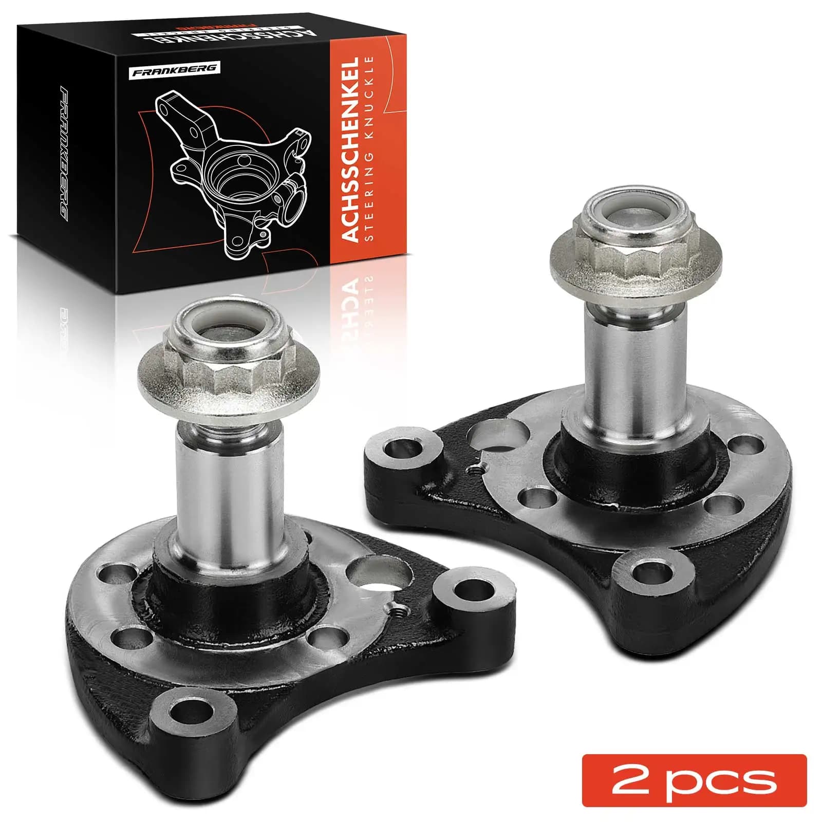 Frankberg 2x Achsschenkel Radaufhängung Hinterachse Beidseitig für VW Polo Kasten/Schrägheck Variant Seat Cordoba 6N0501117