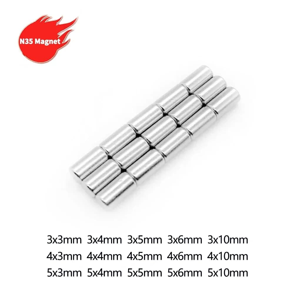 3x6 mm kleiner Suchmagnet 3x5mm für Heimkühlschrank, Büro, DIY 3*3 4x3 4x6 5x3 5x5 5*10