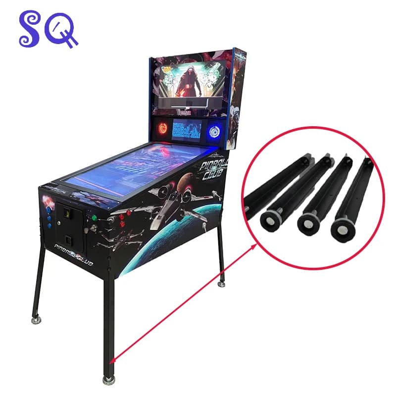 4 Stück Flipper Tischbeine Arcade Game Machine Zubehör für Verkaufsautomaten