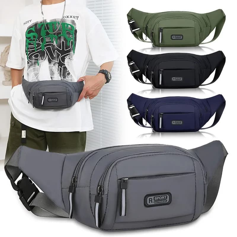 Männer Canvas Fit Waistpack Mobile Fanny Taille Packs männer Sport Outdoor Freizeit Laufen Anti Diebstahl Ultra Dünne Unsichtbare Taille Tasche