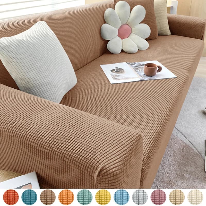 Elastischer Jacquard-Sofabezug, 1/2/3/4/5 Sitzer, Couchbezug, Sofabezüge, vielseitiger Möbelschutz, Schonbezug für Wohnzimmer