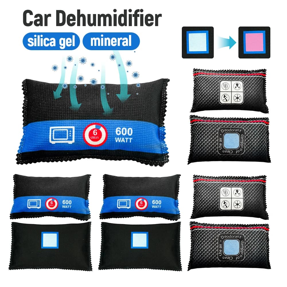 Silica Gel Trockenmittel Luftentfeuchter Tasche Wiederverwendbare feuchtigkeitsabsorbierende Tasche Multifunktions-Silikagel/Mineral für