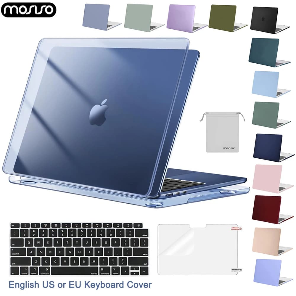 Hülle für MacBook Air 13 A2337 2020 M1 Chip Pro 13 M2 A2338 Air 13,6 M3 A3113 für Pro 14 16 Hülle M4 A3112 A3401 A2918 A3403 A2485