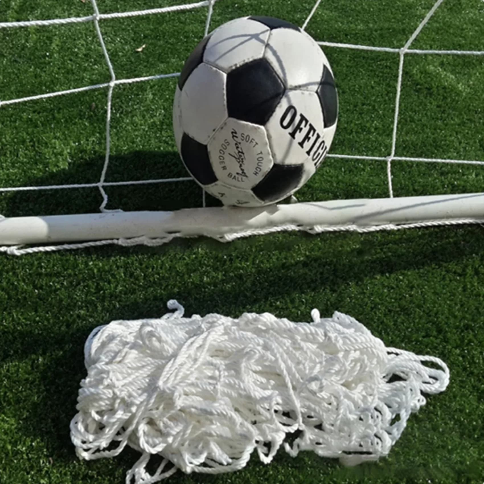 1pc Top-Qualität Fußball tor Mesh Netz Fußball Fußball Torpfosten Netz für Sport training Match ersetzen Kinder Kind Geschenk