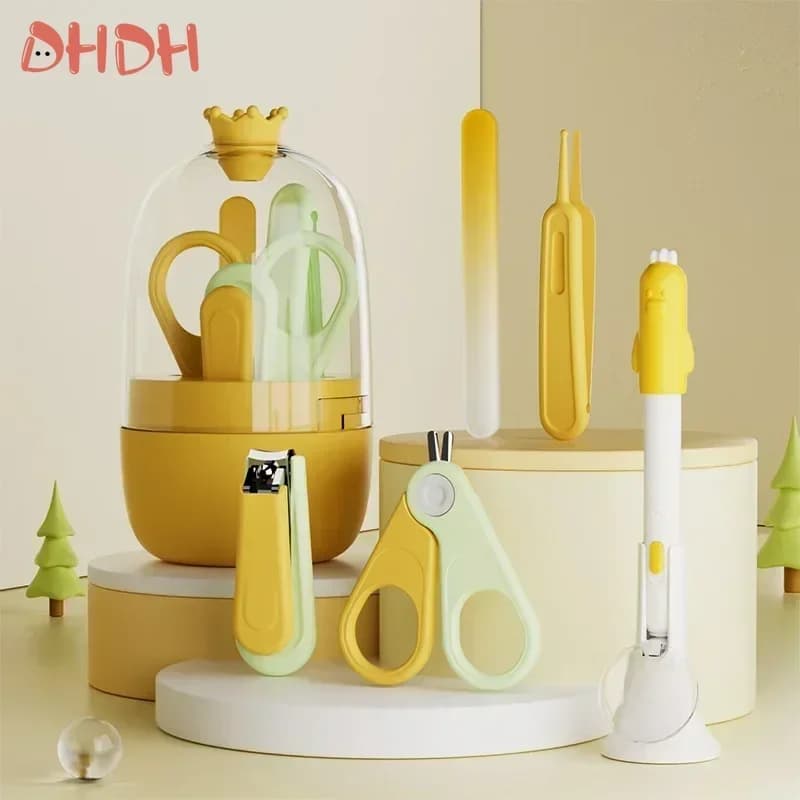 Neugeborenen Baby Nagel Tägliche Pflege Kit Neugeborenen Baby Schönheit Reinigung Pflege Produkte Sicherheit Nagel Set Baby Geschenk Baby Nagel
