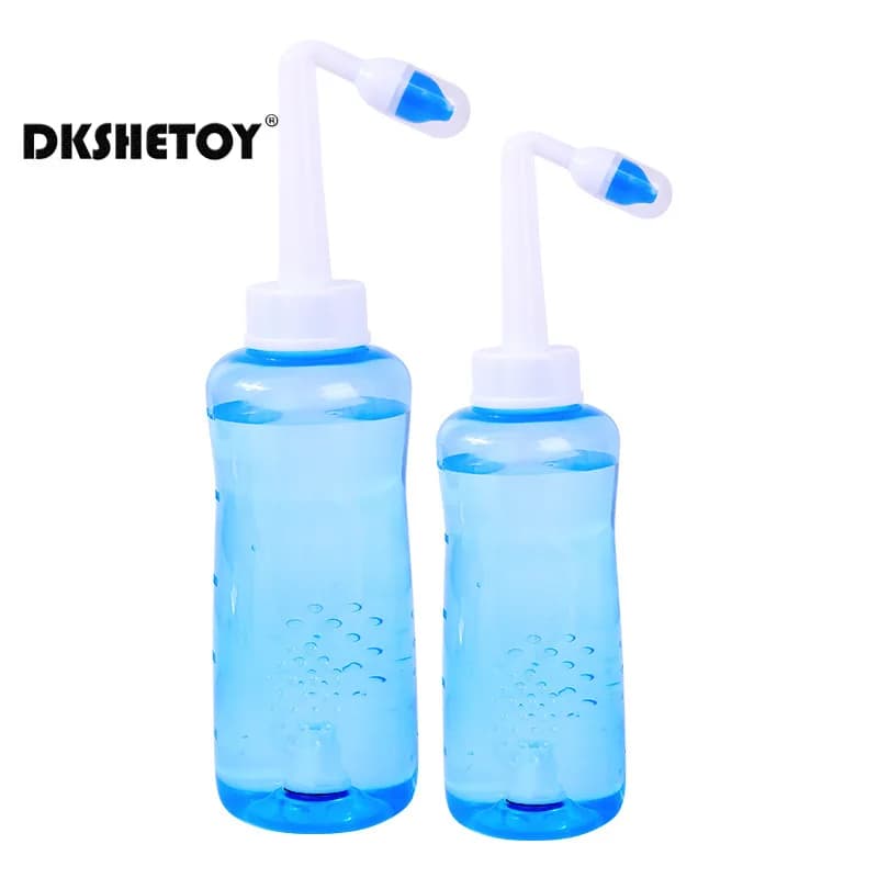 300/500 ml Nasenspülreiniger Flaschen Erwachsene Kinder Nasenschutz Rhinitis Nasenspüler Vermeiden Sie allergische Rhinitis Neti Pot