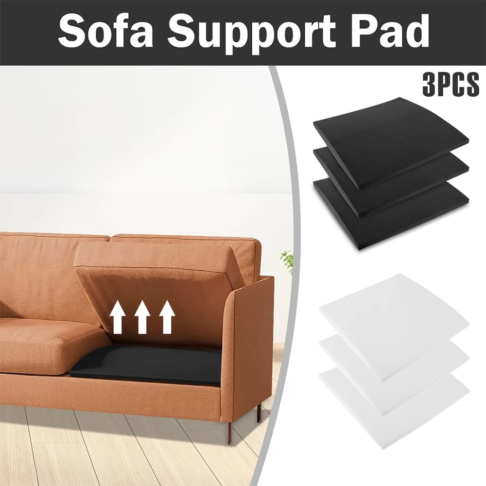 3Pcs Couch Kissen Unterstützung Hohe Dichte Schwamm Unter Kissen Sag Reparatur Pad Komfortable Sofa Kissen Unterstützung Möbel Zubehör