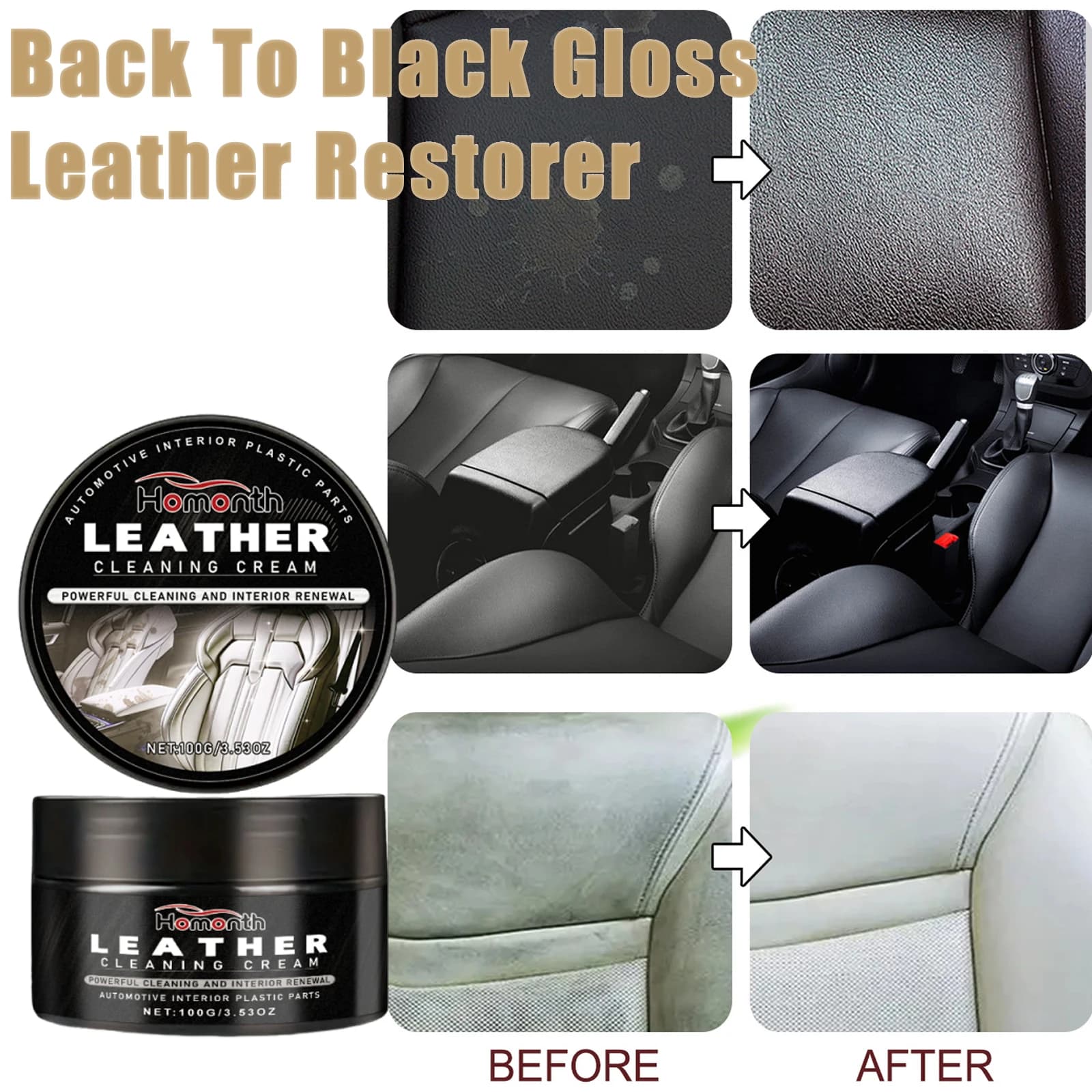 Lederspülung, langlebig, für Autositze, Polieren, Nährpflege, Lederpflegecreme für Leder, Hosen, Taschen, Schuhe, Möbel