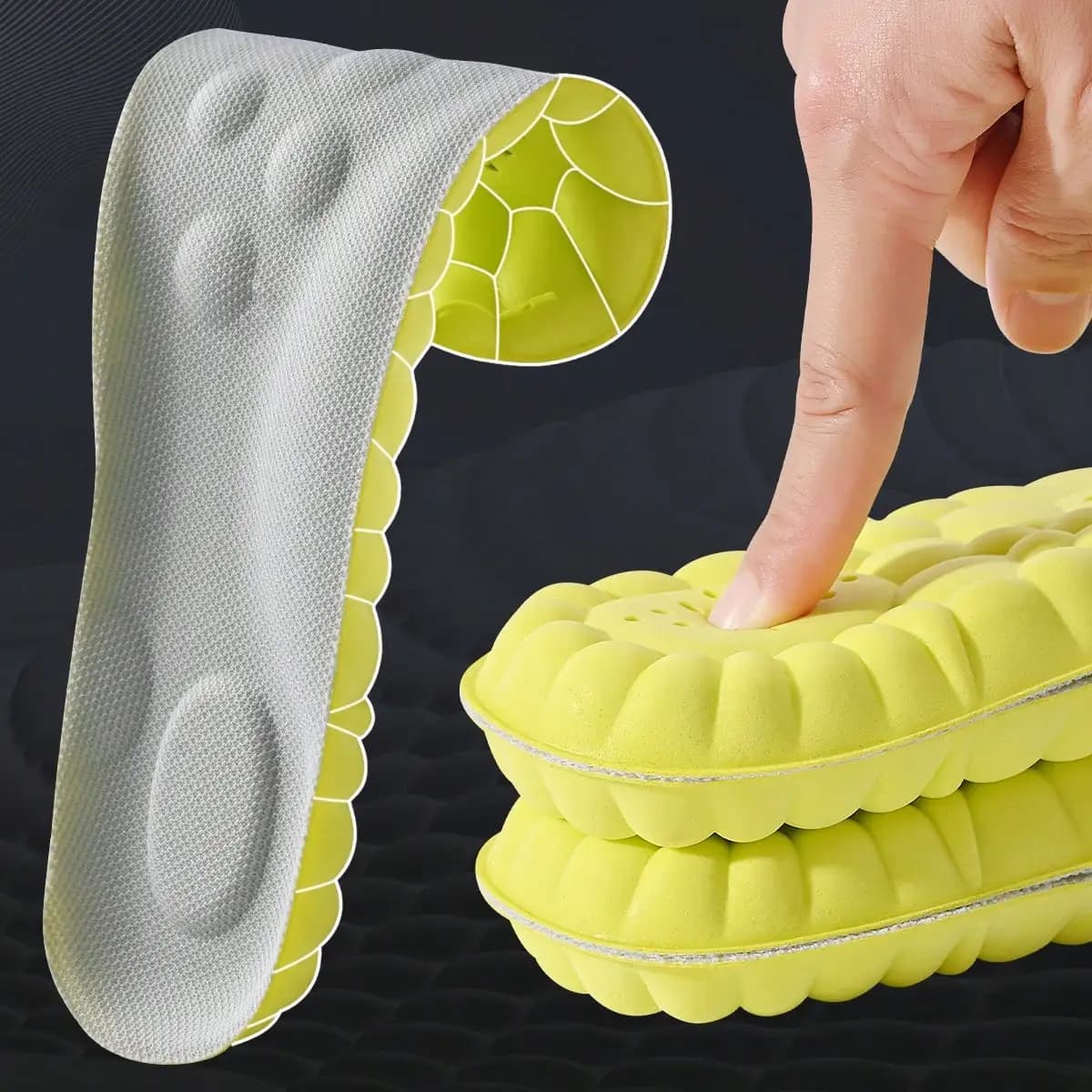 1 Paar/2 Paar/4 Paar Hohe Elastizität Latex Sport Einlegesohlen Weiche Schuh Pads Arch Support Orthesen Einlegesohlen atmungsaktive Deodorant