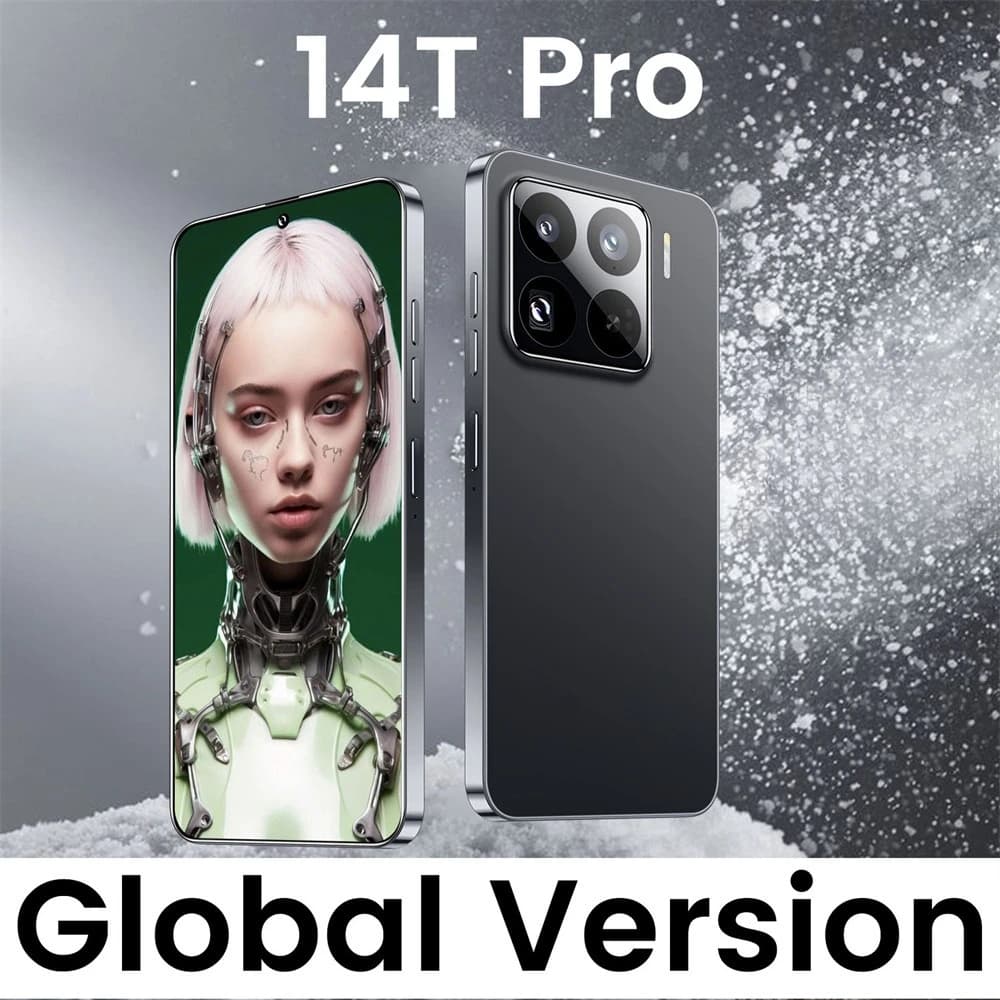 Neues 14T Pro Original Smartphone 7,3 Zoll Handy 8000 mAh Android 4G 5G Dual SIM Karte Handys Globale Version Mobiltelefone