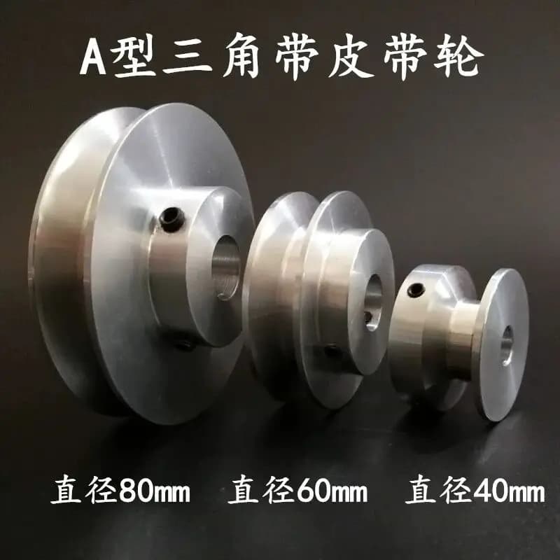40 mm 60 mm 80 mm Keilriemenscheibe, einzelne Nut, A-Typ-Keilriemenscheibe, hohe Qualität, 1 Stück