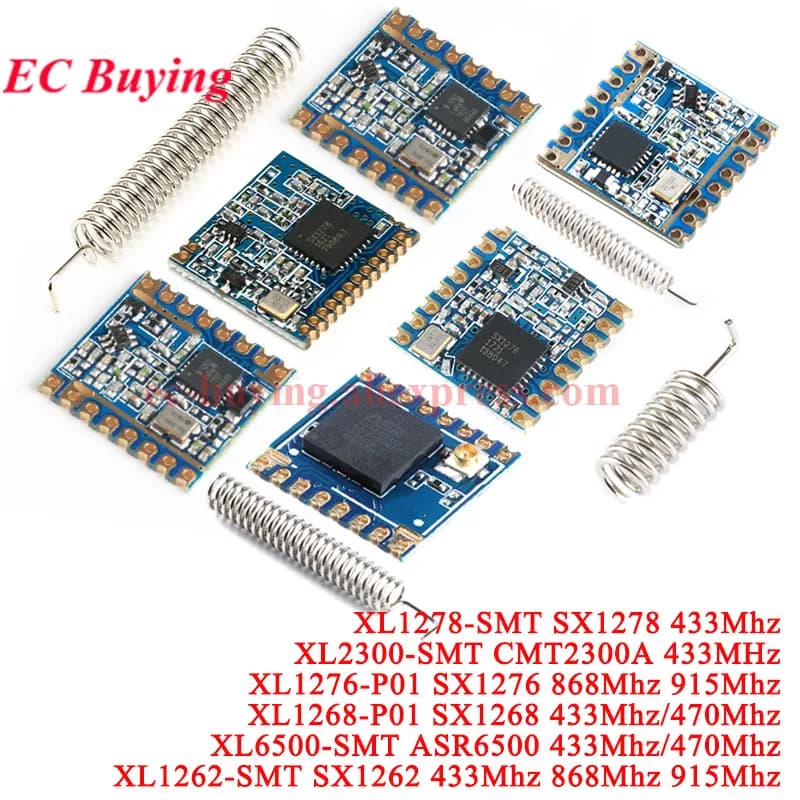 1-5 Stücke SX1262 SX1276 SX1278 CMT2300A ASR6500 433 433 Mhz/470 Mhz 868 Mhz 915 Mhz 1262 LORA/GFSK Spread Spectrum Wifi Wireless Modul