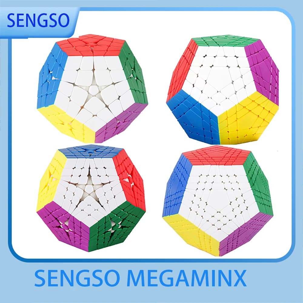[JudyCube] Sengso Megaminx Cube Shengshou Master Kilominx 4X4 5X5 Gigaminx 6x6 Elite Kilominx 7x7 Teraminx Dodekaeder