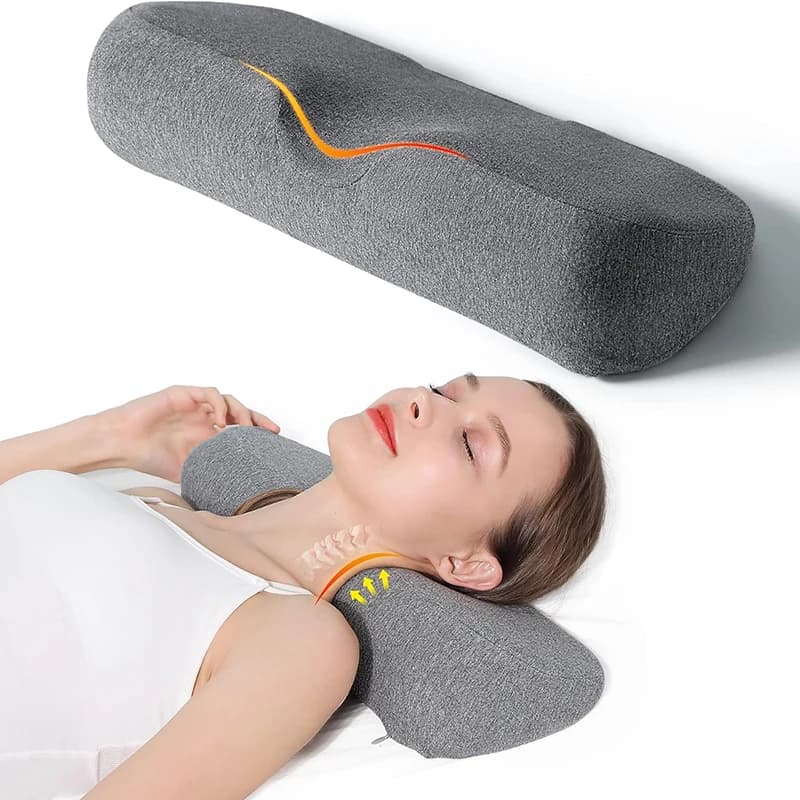 Nackenkissen, Konturkissen aus Memory-Schaum, Bettkissen für Seitenschläfer, ergonomisches orthopädisches Schlafkissen, Nackenkissen
