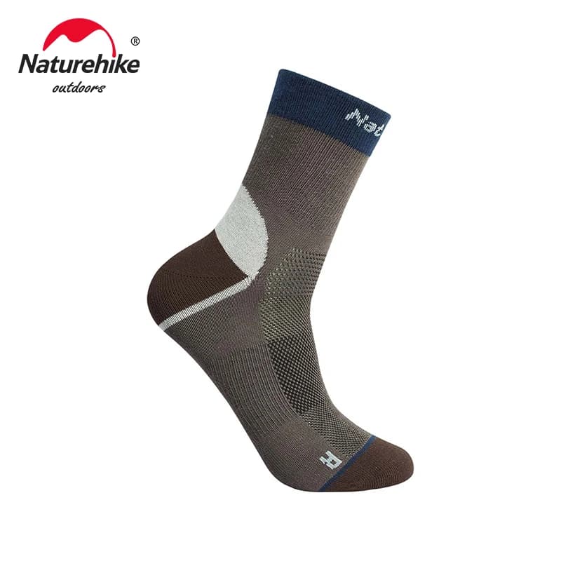 Naturehike Socken Herren Damen Sport Schnelltrocknend Rechte Winkelsocke Outdoor Laufen Wandern Bergsteigen Atmungsaktiv Mittelkalb
