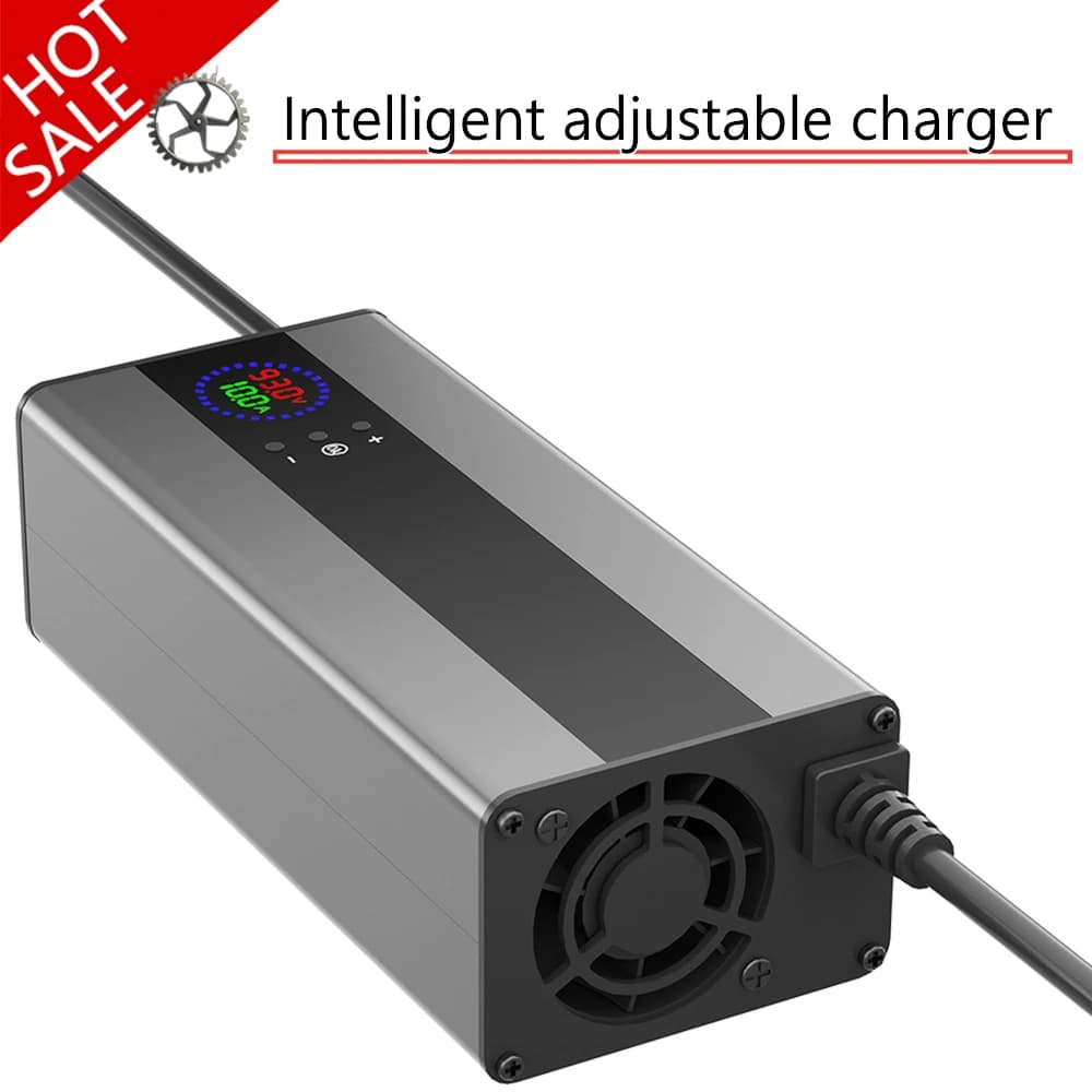 10A 15A 24V 48V 58,4V 72V 60V 67,2V 84V Li-Ion Lifepo4 Lithium Batterie Ladegerät Curren Einstellbar 13S Ladung 8S 16S 20S 24S teile