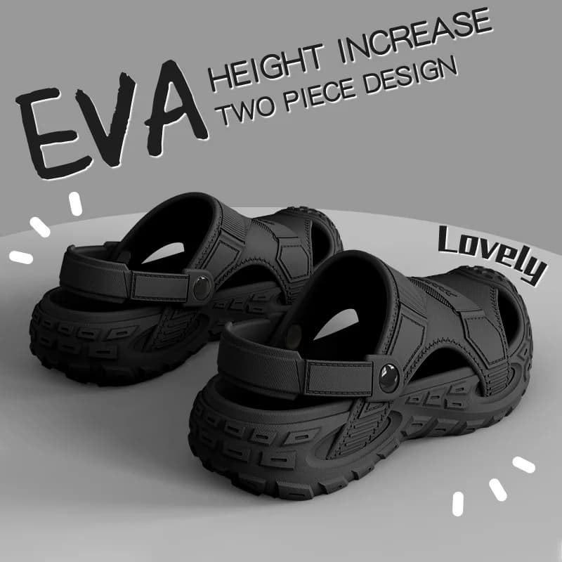Clog-Schuhe Geeignet für Outdoor-Aktivitäten im Sommer, Rutschfest, Atmungsaktiv und Geruchshemmend, Sandalen für Damen und Herren