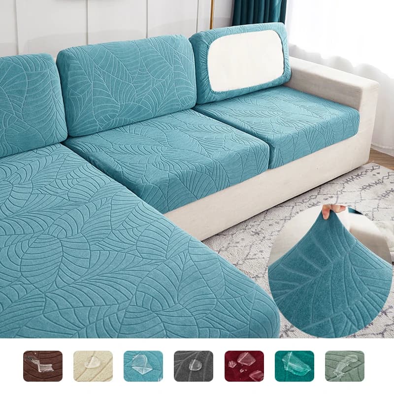 Wasserdichter, dehnbarer, weicher Sitzkissen-Couchbezug für Hunde, Sofa-Schonbezug, Kissen, Couch, auslaufsicherer Möbelschutz