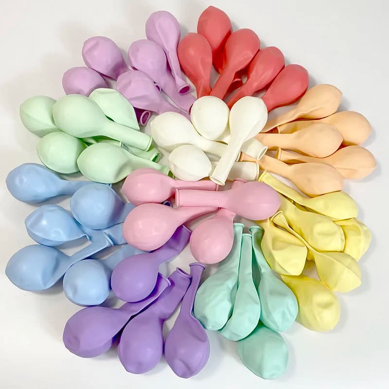 Macarons Farbige Pastell-Bonbon-Ballons Geburtstag Hochzeit Kinder Spielzeug Dekoration Ballons Helium-Ballons Babyparty Luftballons
