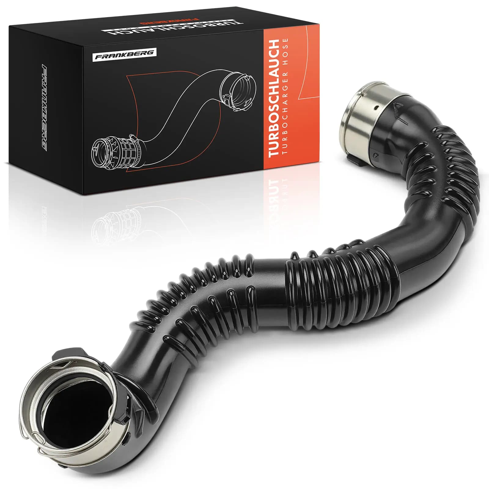 Frankberg 1x Ladeluftschlauch Turboschlauch Ansaugschlauch für Mercedes-Benz A-Klasse W176 B-Klasse W242 CLA 2465200401