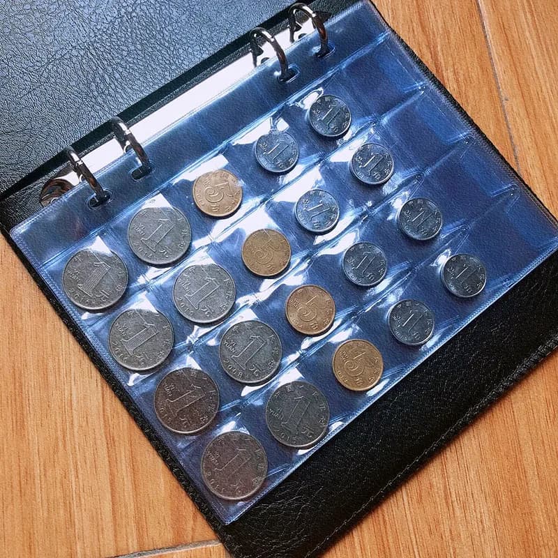 480/120 Taschen Großes Münzsammelalbum – Sammelmappe für antike Münzen, königliche Gedenkmünzen und Sammlerstücke
